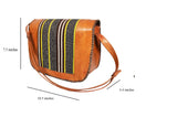 DC1 AFRICAN ETHNIC TRIBAL LEATHER WOMEN HANDBAG VZW
