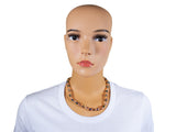 DC1 AFRICAN ETHNIC TRIBAL BEADED NECKLACE XCR