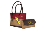 DC1 AFRICAN ETHNIC TRIBAL LEATHER WOMEN HANDBAG XLO