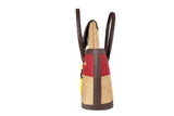 DC1 AFRICAN ETHNIC TRIBAL LEATHER WOMEN HANDBAG XLO