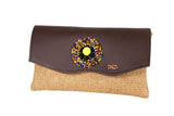 DC1 AFRICAN ETHNIC TRIBAL LEATHER WOMEN HANDBAG XLO