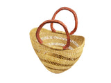 DC1 AFRICAN ETHNIC TRIBAL WOVEN BASKET XNK