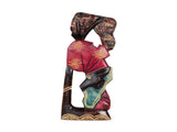 DC1 AFRICAN ETHNIC TRIBAL WOODEN WALL MOUNT SCULPTURE ZDJ