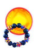 DC1 African Ethnic Tribal Gemstone Stretch 8mm Beaded Bracelet with Free Bracelet Kit  STQ
