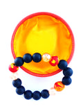 DC1 African Ethnic Tribal Gemstone Stretch 8mm Beaded Bracelet with Free Bracelet Kit  WTY