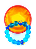 DC1 African Ethnic Tribal Gemstone Stretch 8mm Beaded Bracelet with Free Bracelet Kit VHA